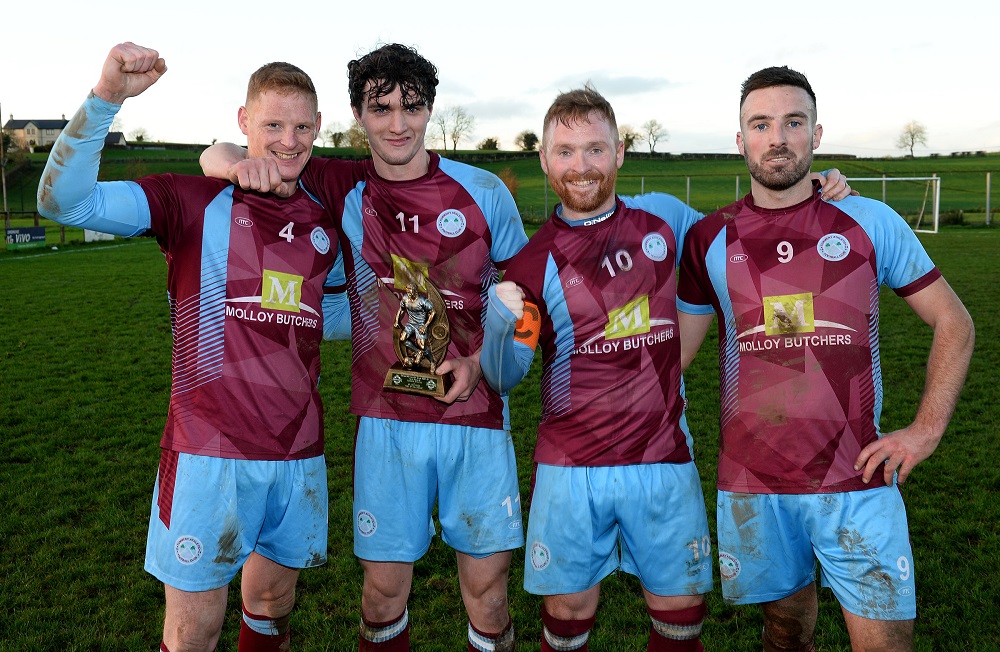 Tummery scorers Ciaran Beacom, Kyle McCrory, Adrian McCaffrey and Ruairi Sludden.jpg