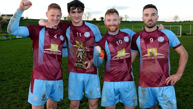 Tummery scorers Ciaran Beacom, Kyle McCrory, Adrian McCaffrey and Ruairi Sludden.jpg 