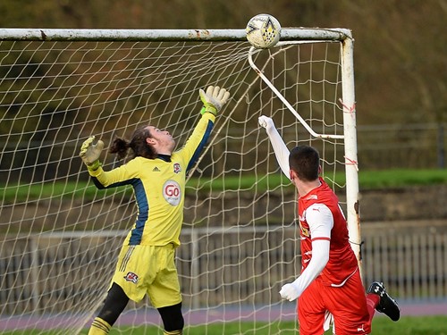 Michael Morgan knocks home Cliftonville's second goal.jpg