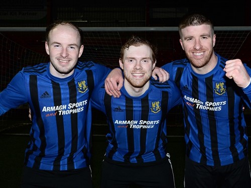 Armagh City's 3 Goal Scorers Marc McConnell Ross Lavery and Conor Mullan (002).jpg