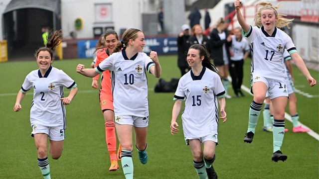 Northern Ireland WU19s gain promotion after narrow win over Azerbaijan.jpg 