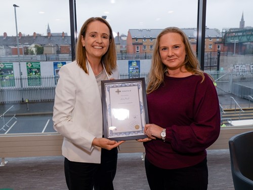 Female Football Leadership Programme graduation ceremony2.JPG