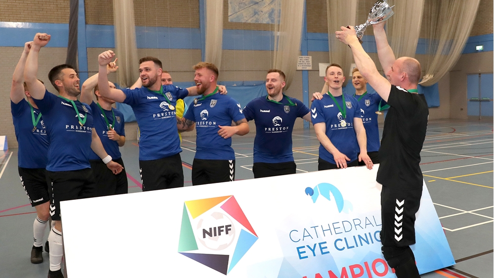 Antrim triumphant in NIFF Futsal Cup final.jpg