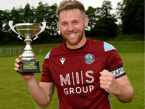Greenisland 1st's Captain with Cup.jpg