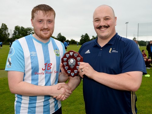 Ards Rangers II's Captain with Shield.jpg