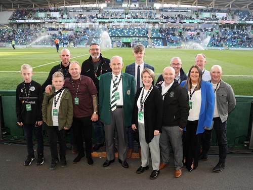 Award winners pitchside .JPG