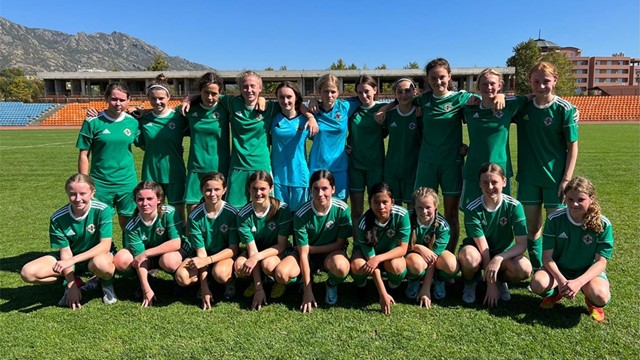 Northern Ireland’s Women’s Under-15 development team.jpg 