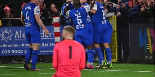 Ryan's late winner secures semi-final spot for Larne... - Vimarsana News