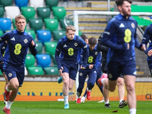 NIR v ISL Training 1.jpg