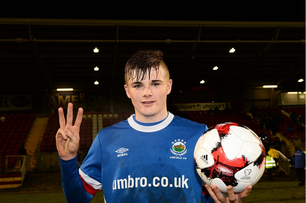 Hat trick hero and Man of the Match Ryan Strain (003).jpg Hat trick hero and Man of the Match Ryan Strain (003).jpg