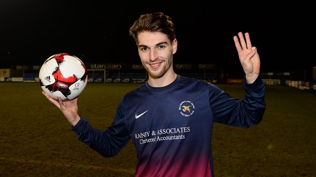 Hat Trick Hero Kyle Coalter of Ballinamallard III